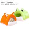 Comfortable Pet Hammock Bed for Hamster Washable Rodents Nest with Warm Filling Small Animal Rest Sleep Bed Hideouts Nest
