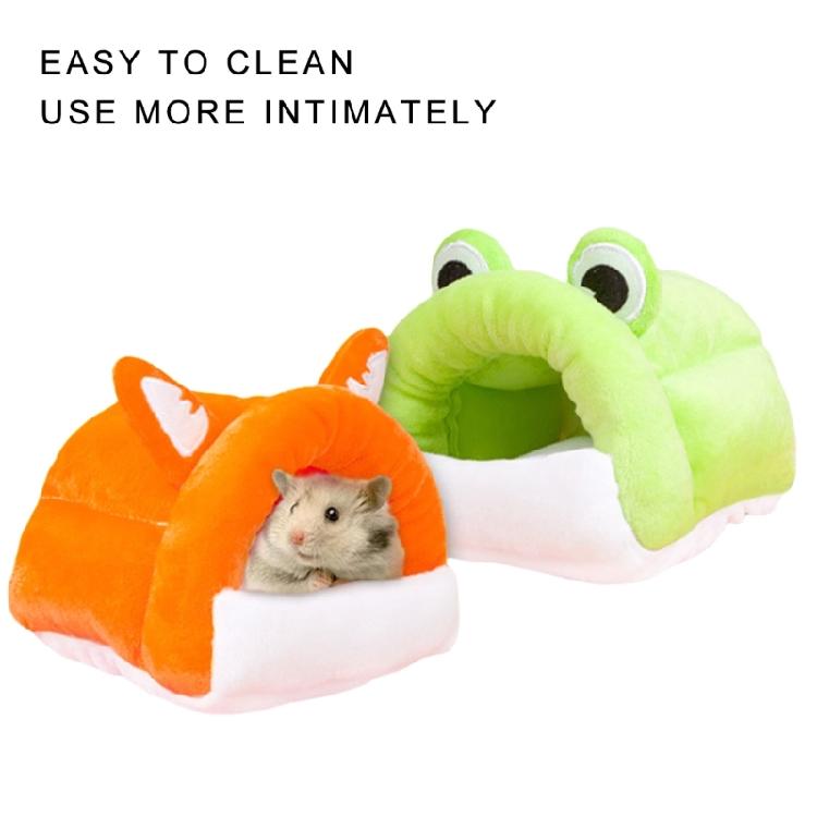 Comfortable Pet Hammock Bed for Hamster Washable Rodents Nest with Warm Filling Small Animal Rest Sleep Bed Hideouts Nest