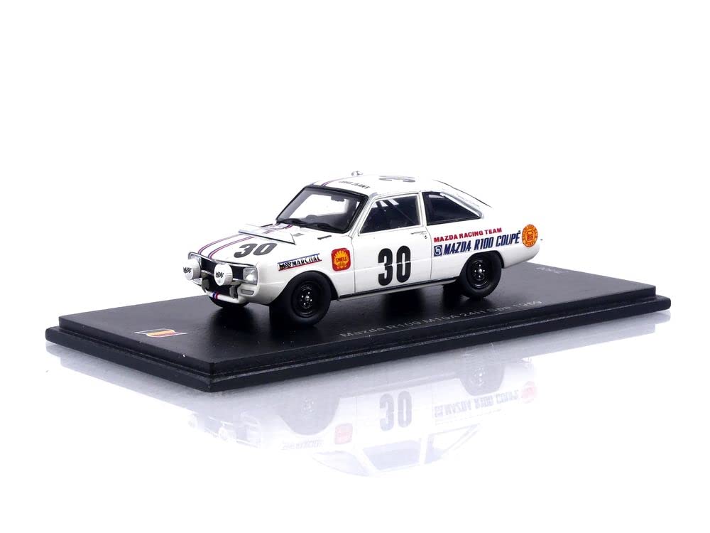 

Spark National Model Mazda R100 Rotary M10A 1969 Spa 24H Dernier Fierlant 1/43 (Familia Coupe) #30 L. (Elde)/H-de.