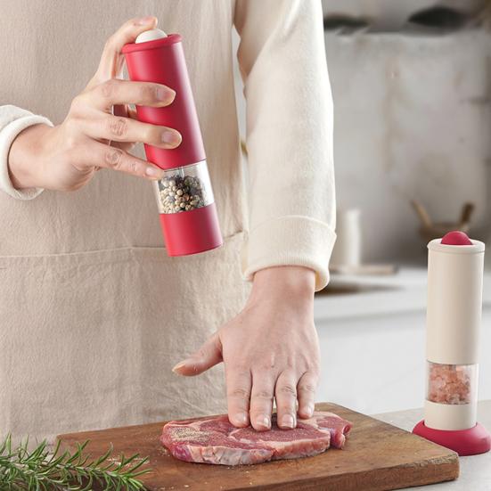 Yousheng Electric Pepper Grinder Rechargeable Salt And Spice Mill with Adjustable Coarseness One-Hand Operation Kitchen Seasoning Tool