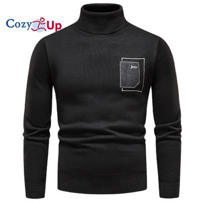 Vintage Gestrickte Rollkragen Pullover Pullover Männer Koreanische Solide Patchwork Jersey Streetwear Herren Jumper Pullover