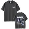 2025 Summer Ado World Tour Hibana Tshirt Male Fashion Casual Soft Cotton T Shirt Unisex Women 100 Pure Cotton Printed Tshirt