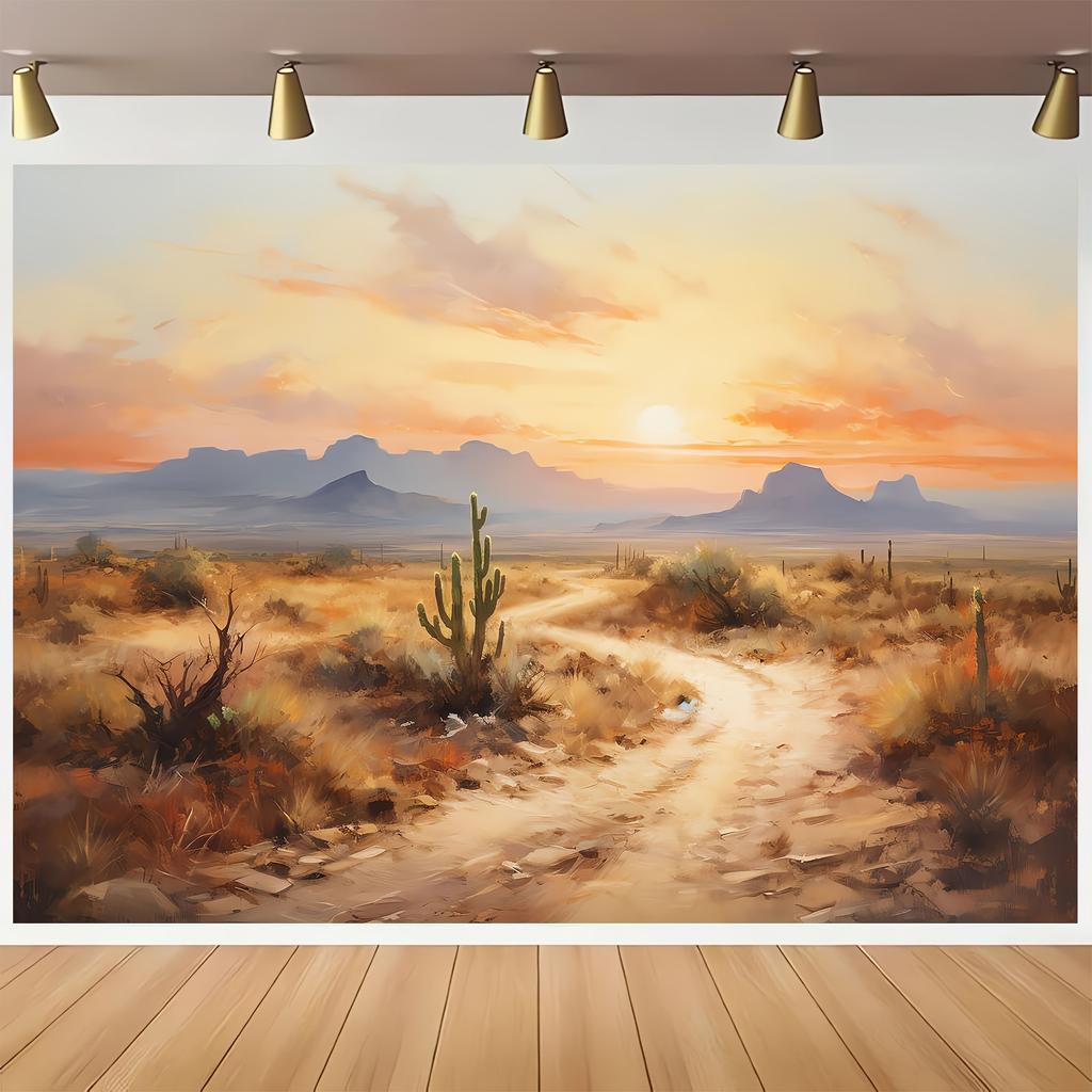 Desert Backdrop Wedding interior shooting Stage show Theatre Backdrop Party supplies Decoration Birthday supplies decoration