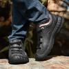 Frühling und Herbst Neue Outdoor-Freizeitschuhe Herren Retro Business Lederschuhe Herren Lederschuhe Wasserdicht Rutschfest Wanderschuhe