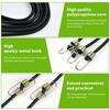 Elastic Bungee Cord Heavy Duty Luggage Straps Rope Hooks 25cm Stretch Tie Tent Outdoor Accessories