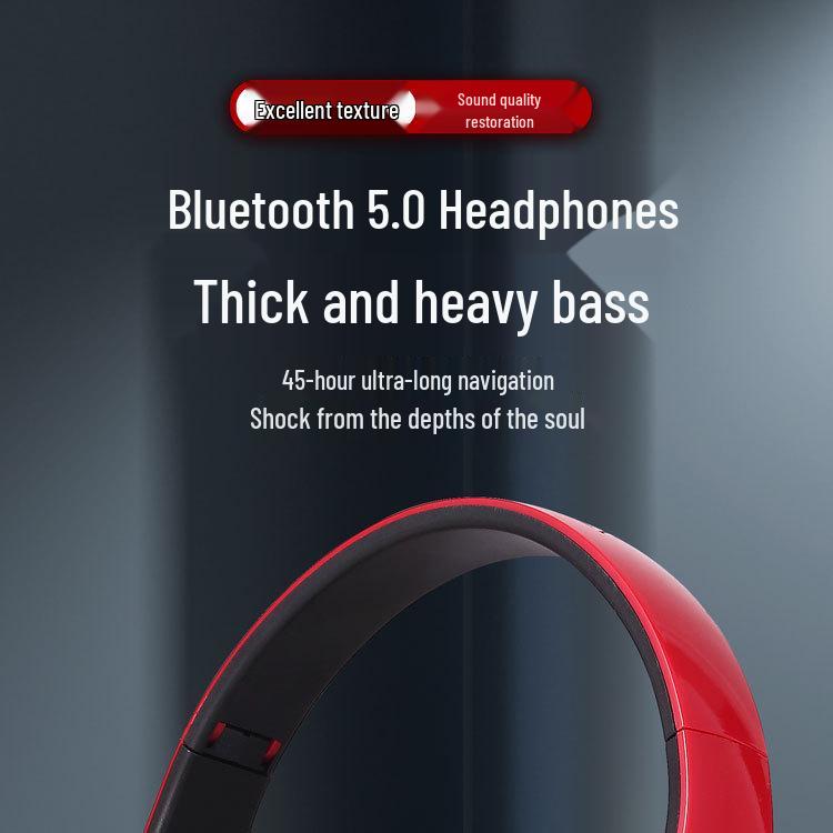 B39 Wireless Over-Ear Gaming Headset with Bluetooth and Heavy Bass