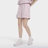 Fila American Series Solid Color Drawstring Straight Leg Knitted Shorts Women Shorts Light-Purple F11W329607F-PU