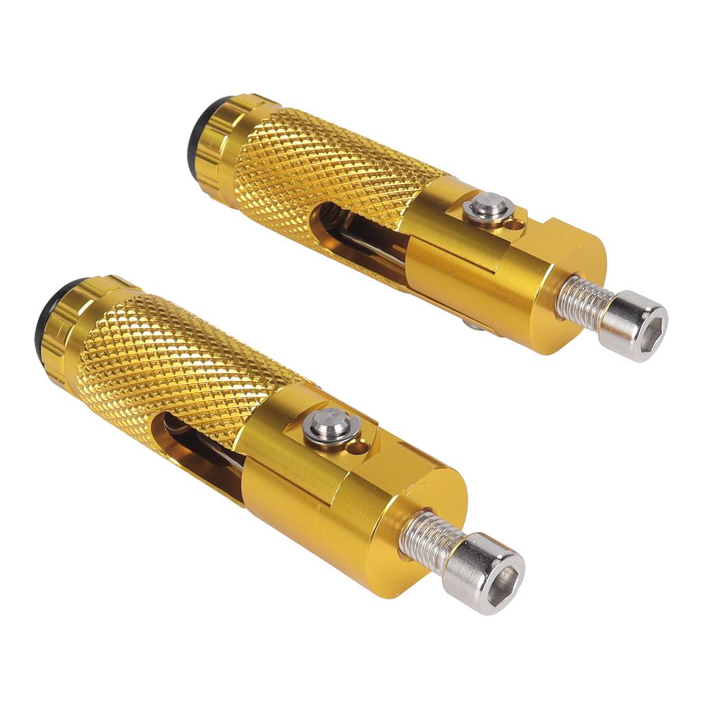 Universal Motorcycle Motorized Bicycle Folding Foot Rest Round Pedal Compatible with for for for