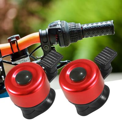 2Pcs Children Bicycle Bells Crisp Sound Rotatable Base Lightweight Anti Corrosion Cycling Alarm