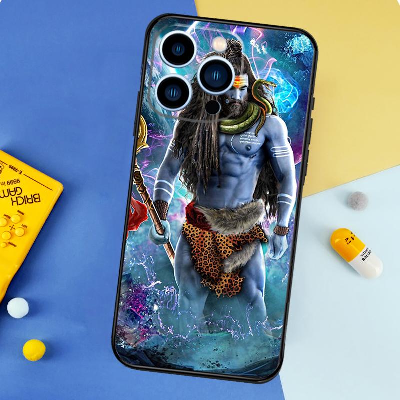 Lord Shiva Hindu God Buddha India Phone Case For iPhone 17 16 15 14 13 11 12 Pro Max Mini 15 16 Plus 16e 17 Air Bumper Cover