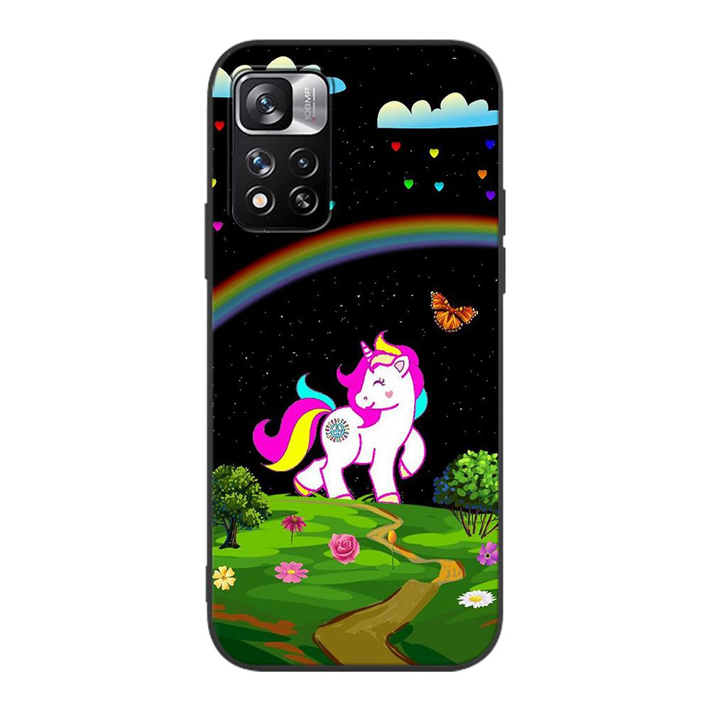 

Милый чехол My Unicorn для Xiaomi Redmi Note 9S 9 8 10 11 Pro 9C 9A 7 8T 7A 8A 6A 6 10S черный мягкий силиконовый чехол для мобильного телефона Coque Redmi 6