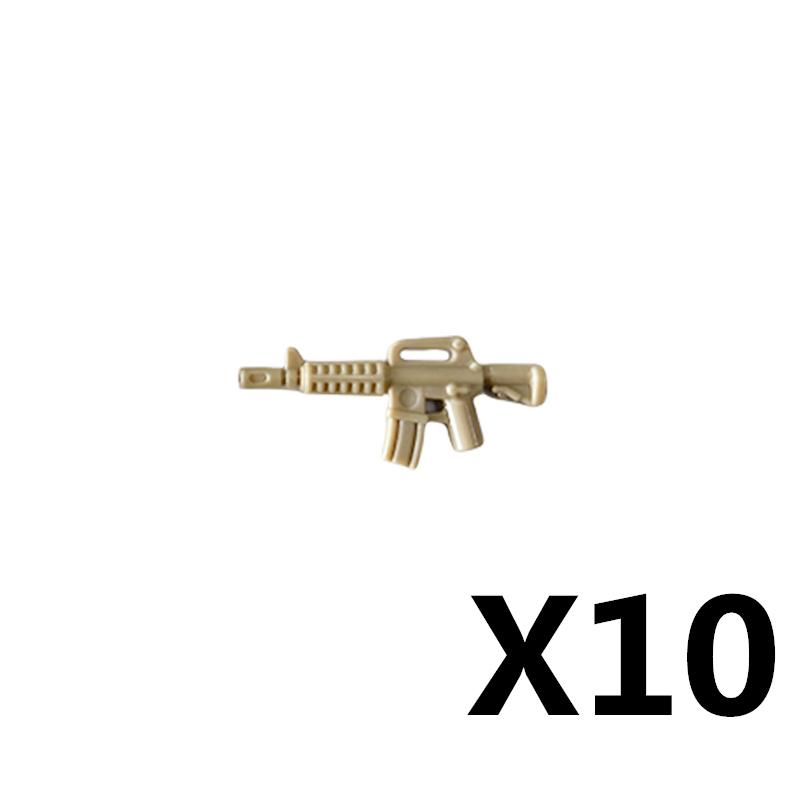 Military Soldiers Figures Weapons Building Blocks Accessories Two-color Guns Assault Sniper Rifles AK74 Rocket Launcher Toy Gift