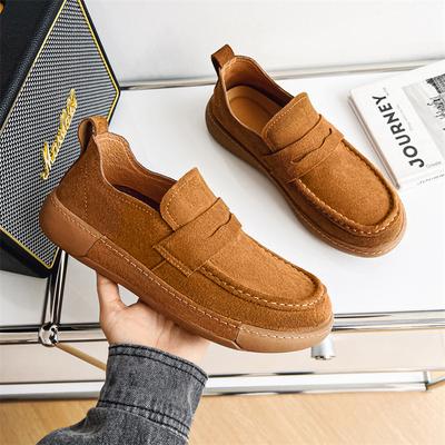 Seemisnahast Meeste Kleidikingad Kerged Meeste Loaferid Luksusbränd Meeste Pealelibistatavad Kingad Moestiil Vabaaja Jalutuskäigu Lamedad Mokassiinid