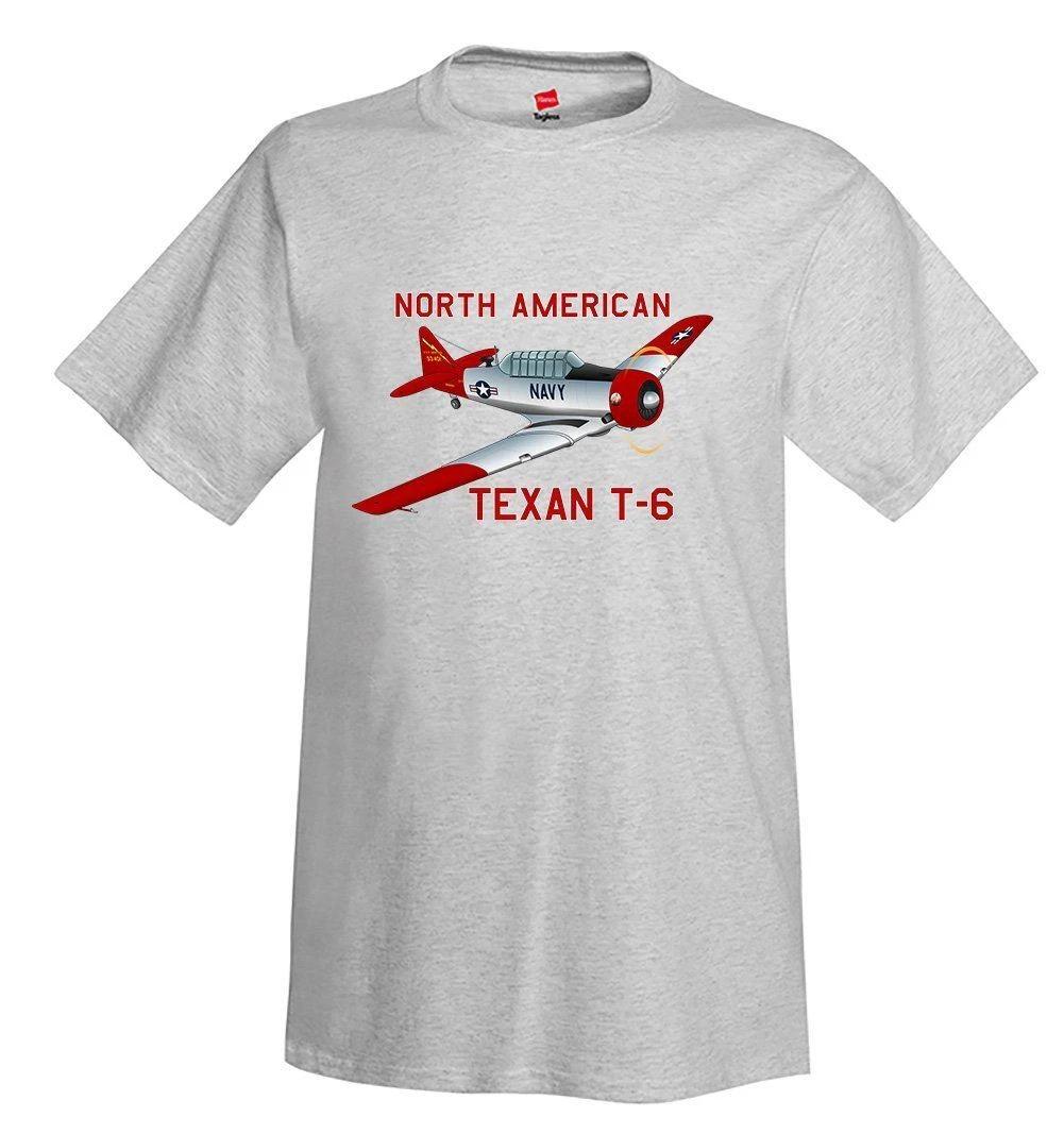 North American Texan T-6 Airplane T-Shirt - Personalized w/ Your N# 2XL