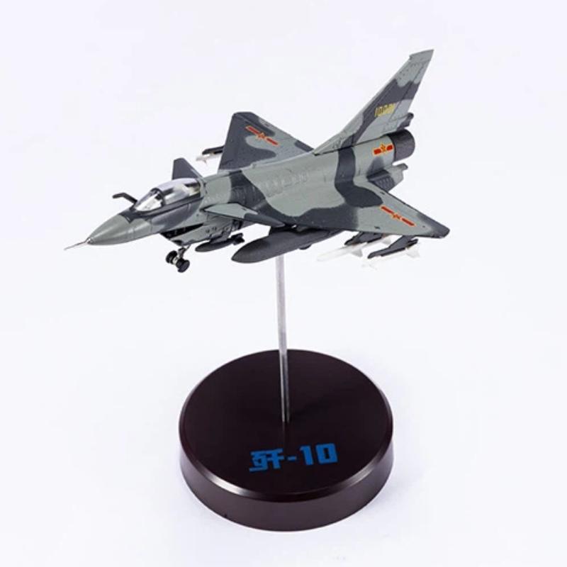 

1: 144 J-10 Aircraft Model Alloy Fighter High Simulation Aviation Foam Model Military Gift Decoration Exquisite Collection Gift
