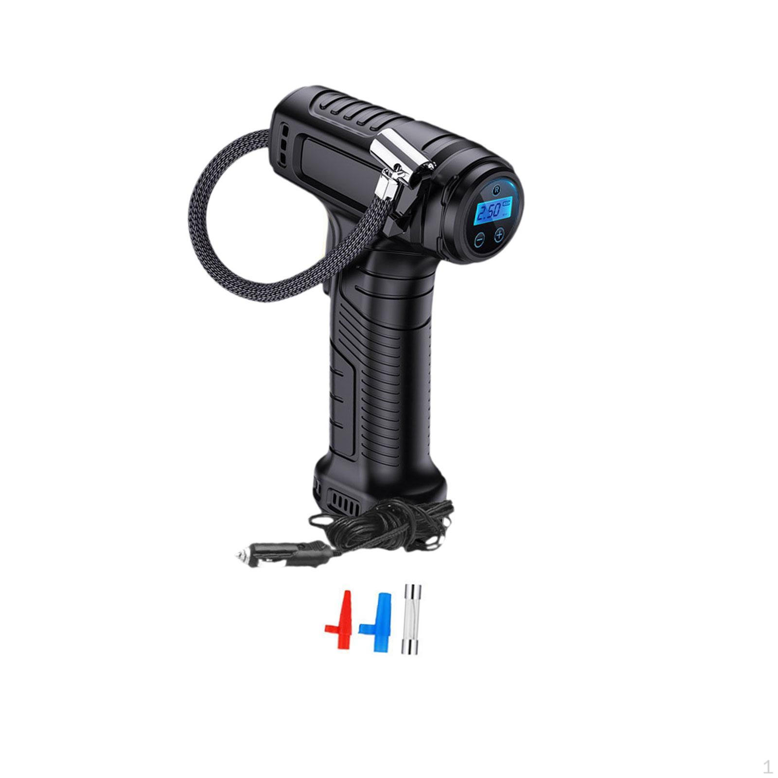 

Портативный автомобильный насос для шин, воздушный компрессор с проводом 150 фунтов на квадратный дюйм для игрушек в бассейне Digital Screen