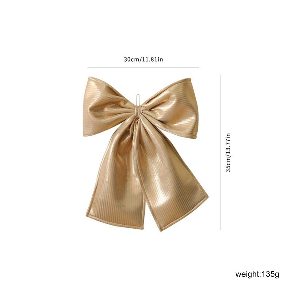 Super Large Christmas Bow Pendant Red Velvet Xmas Tree Bowknot Pendant Ornaments For Home Decor New Year Party Gifts Decoration