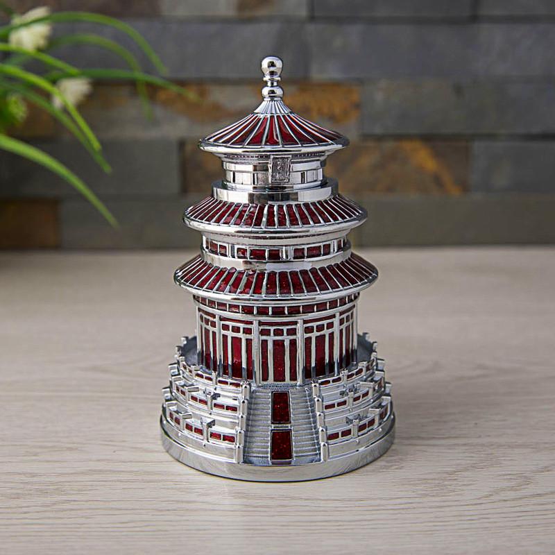 Classical Automatic Toothpick Holder Hand Press Retractable Retro Toothpick Case Box for Kitchen Home Decoration красный