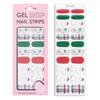 Factory Direct  Fully Cured Gel Nail Stickers Popular Christmas Styles