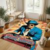 Personalized Crystal Velvet Carpet,Bruno Mars Custom Printed Name, Plush Area Rug For Home Indoor Decor