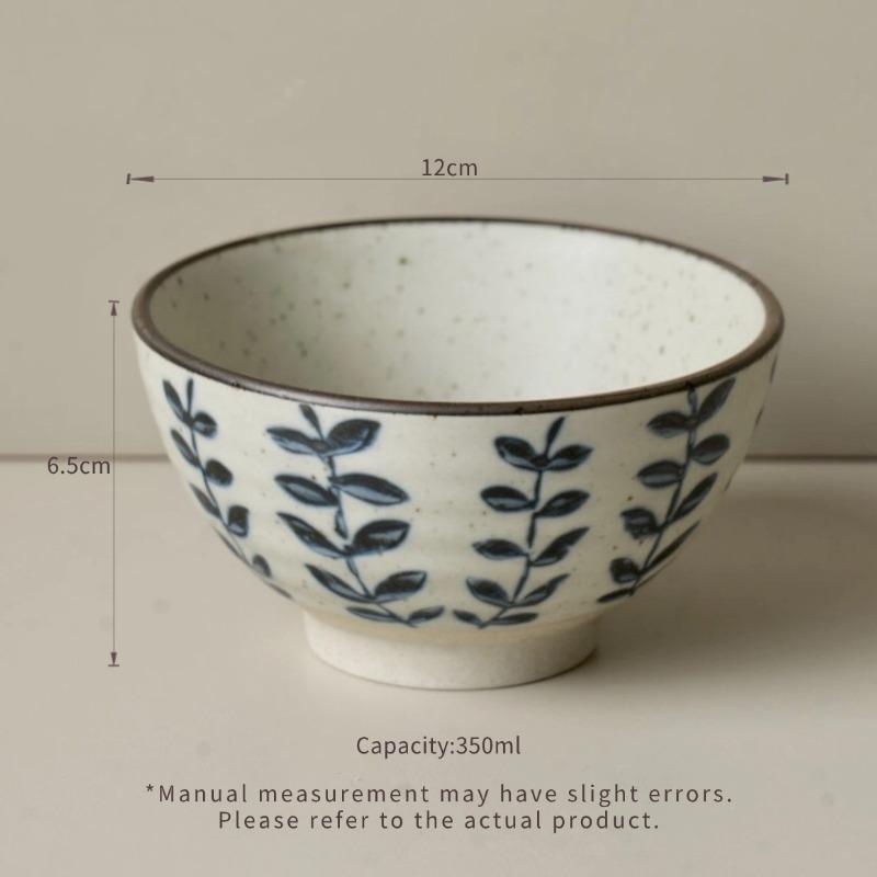 Creative Handmade Ceramic Vintage Rough Ceramic Rice Bowl Dessert Bowls Breakfast Yogurt Oatmeal Bowl Ceramic Tableware 4.72&100 Pieces серый