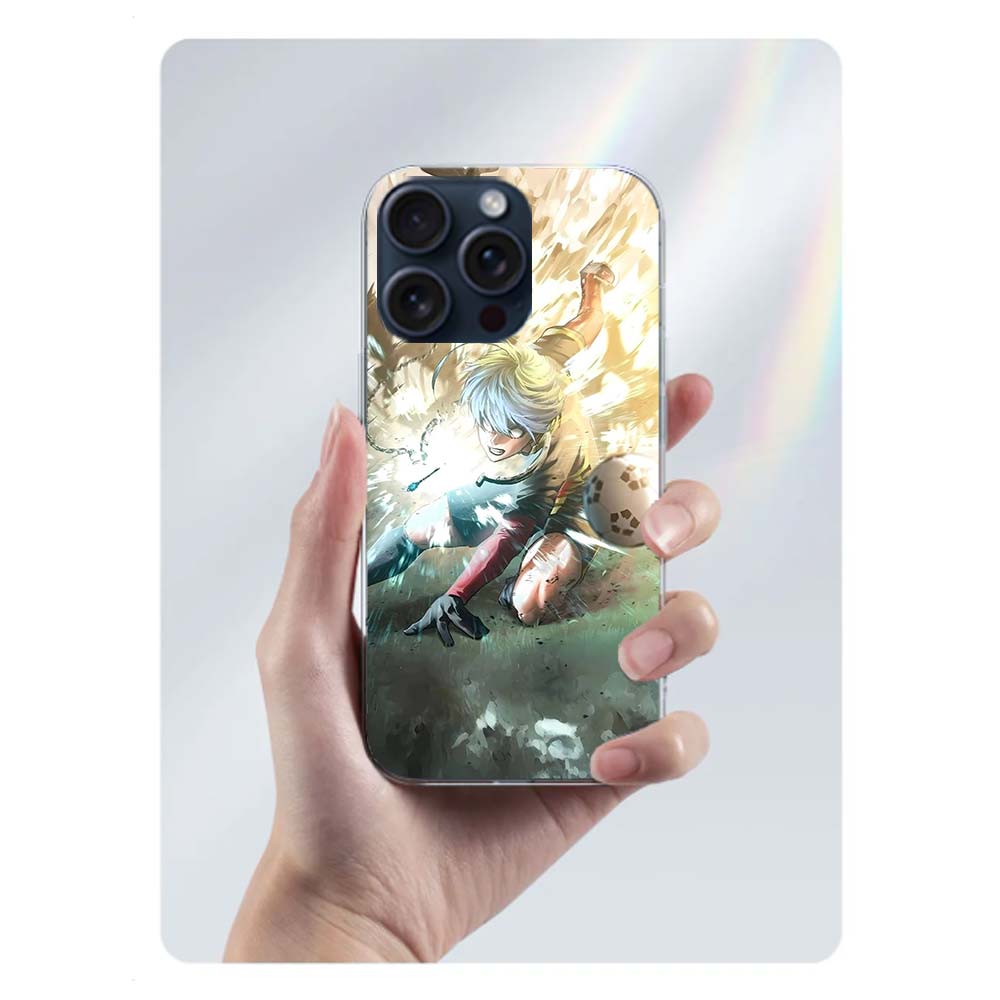 Blue Lock Anime Clear Phone Case For Iphone 17 Air 16 Pro Max 15 Pro 14 Plus 17E 16E 11 13 12 Mini Cover Cases Fundas Cell TPU C