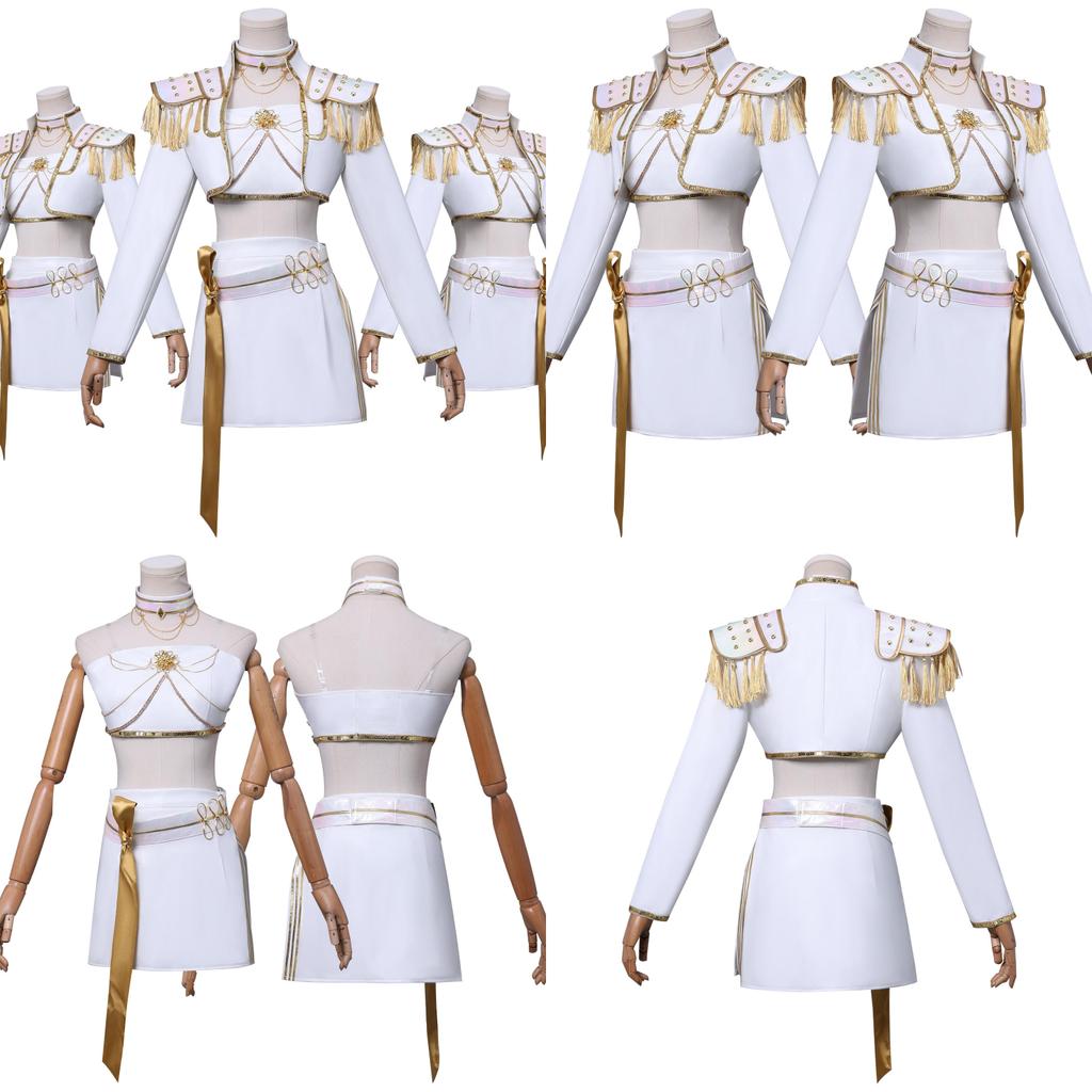 Kpop Demon Hunters Cosplay Costume With Faux Leather For Anime Game Role Play