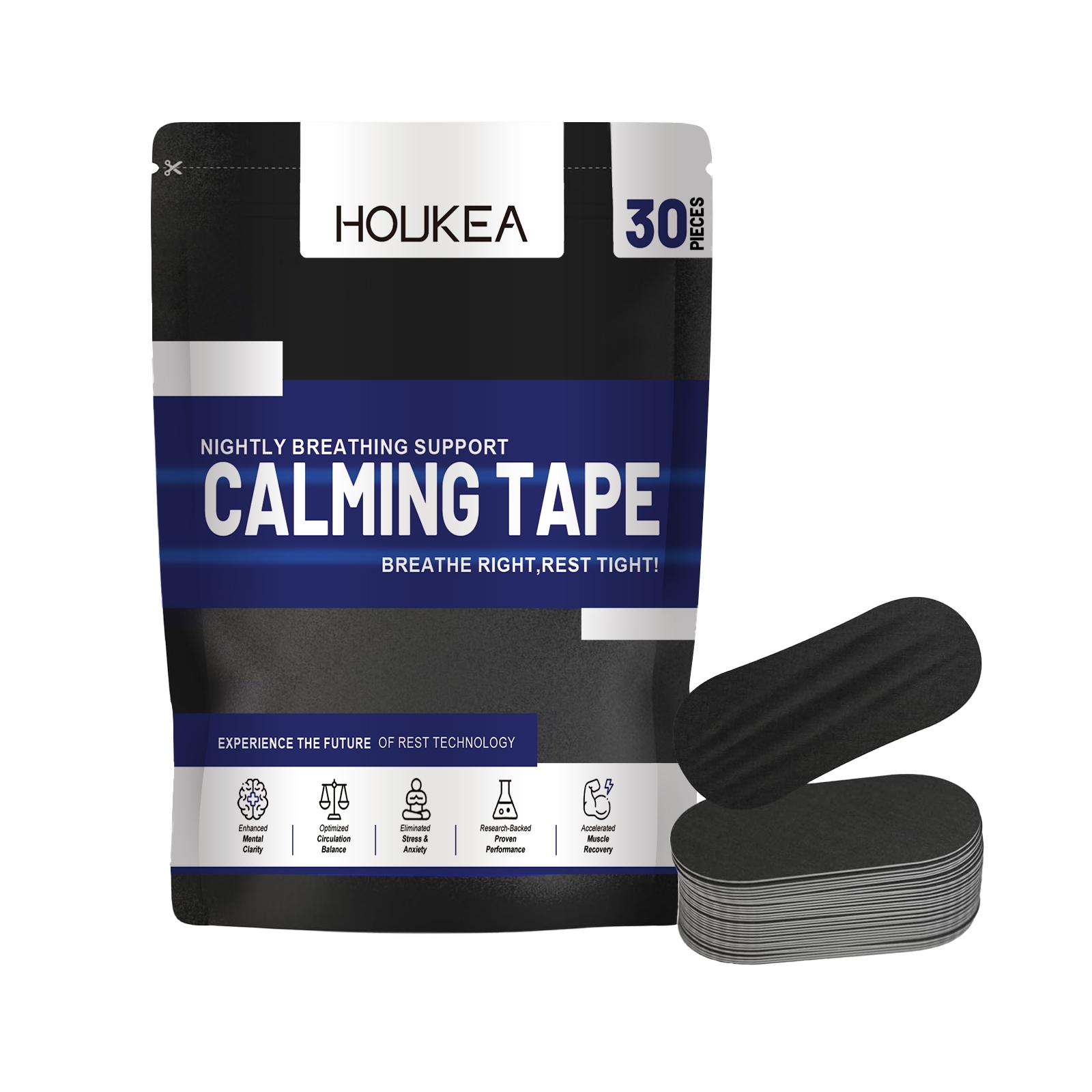 30pcs Houkea Nighttime Anti-Snoring Strips, Sleep Anti-Snoring Gentle Mouth Tape for Peaceful & Comfortable Rest