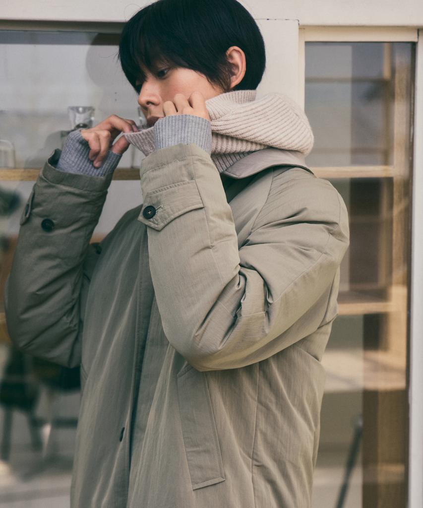 Wednesday Oasis [Atelier Edition] Mac Trench Padded Coat_Khaki(Wc25-Ot04)