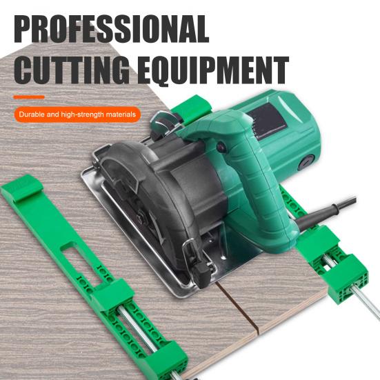 Saw Guide Adjustable Design Ergonomic Portable Universal Compatibility Circular Saw Quick Cutting Guide with Precision Clamp