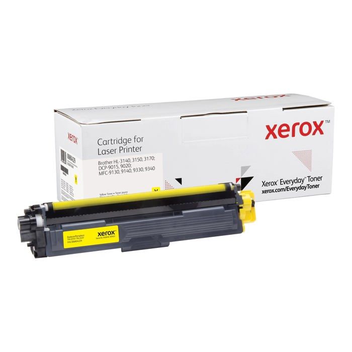 Toner Jaune - Xerox - Everyday - Grande Capacité - Compatible Brother TN-225Y/TN-245Y - 2200 Pages