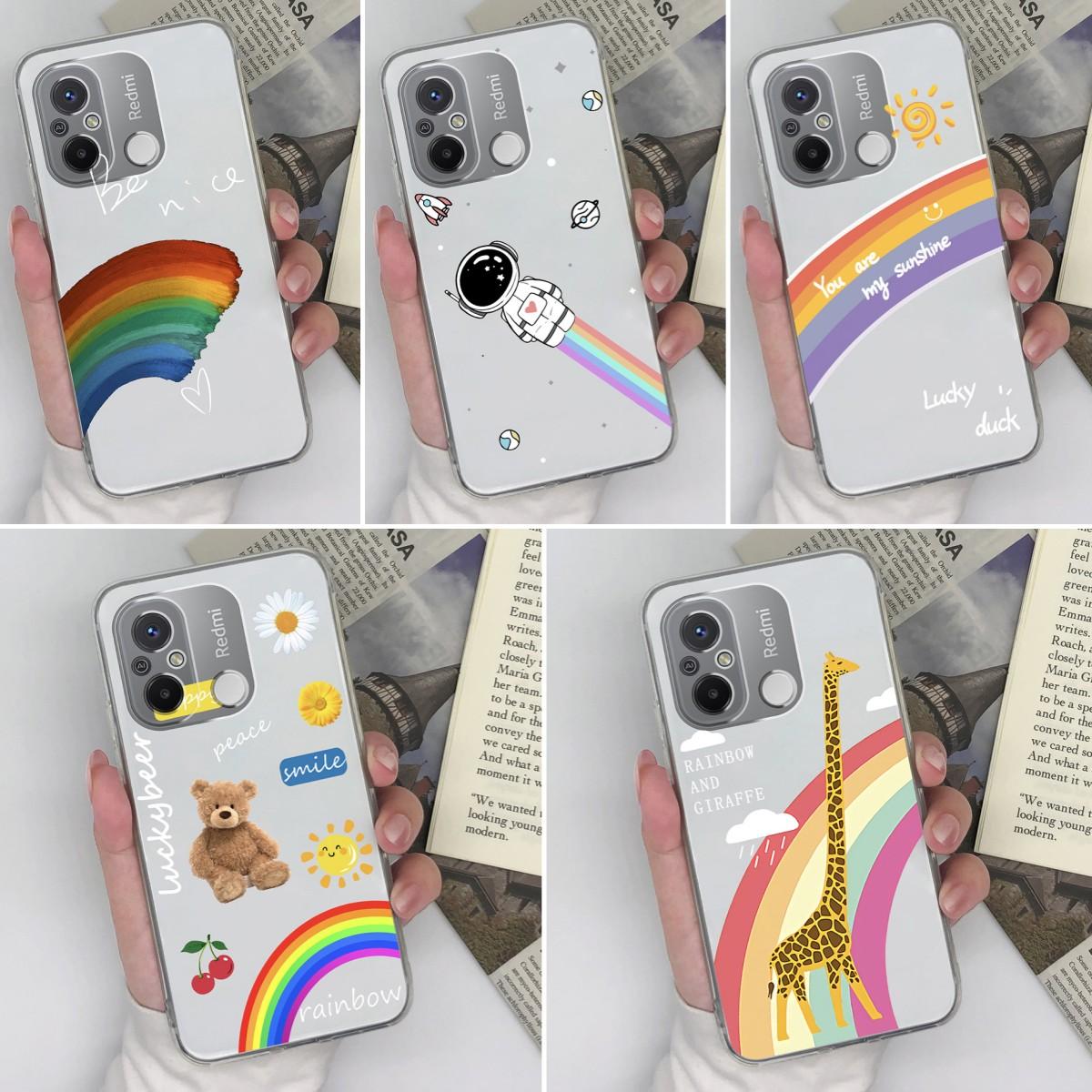 

Прозорі чохли для Xiaomi Redmi 12C 10C 9A Note 12 11 10 9 8 Pro A1 A2 + чохол Soft Silicone TPU Shockproof Bumper Cover For RedmiCases Fundas Coque Redmi A1+ / A2+