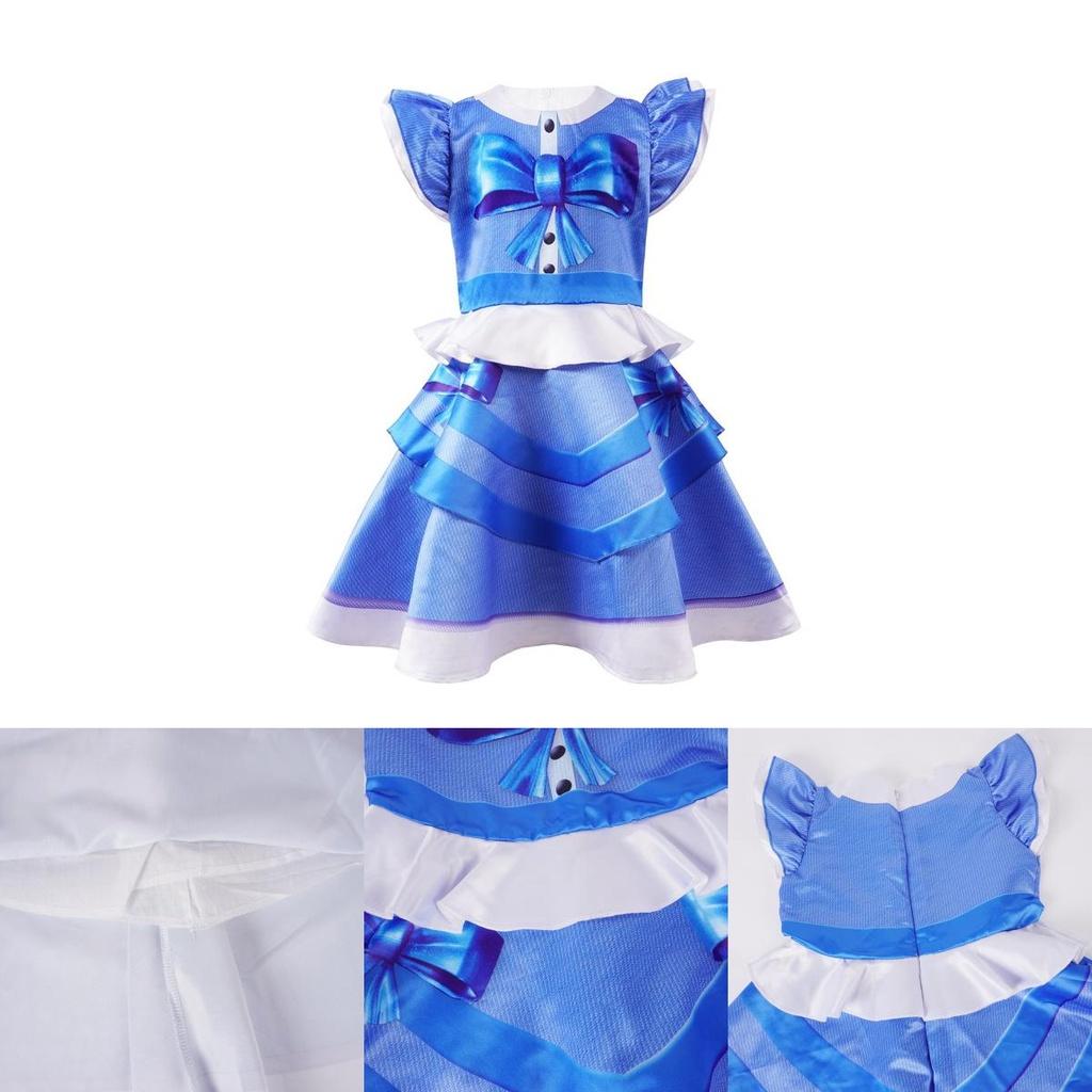 Adorable Kids Poppy Bodysuit For Cosplay Halloween And Birthday Parties