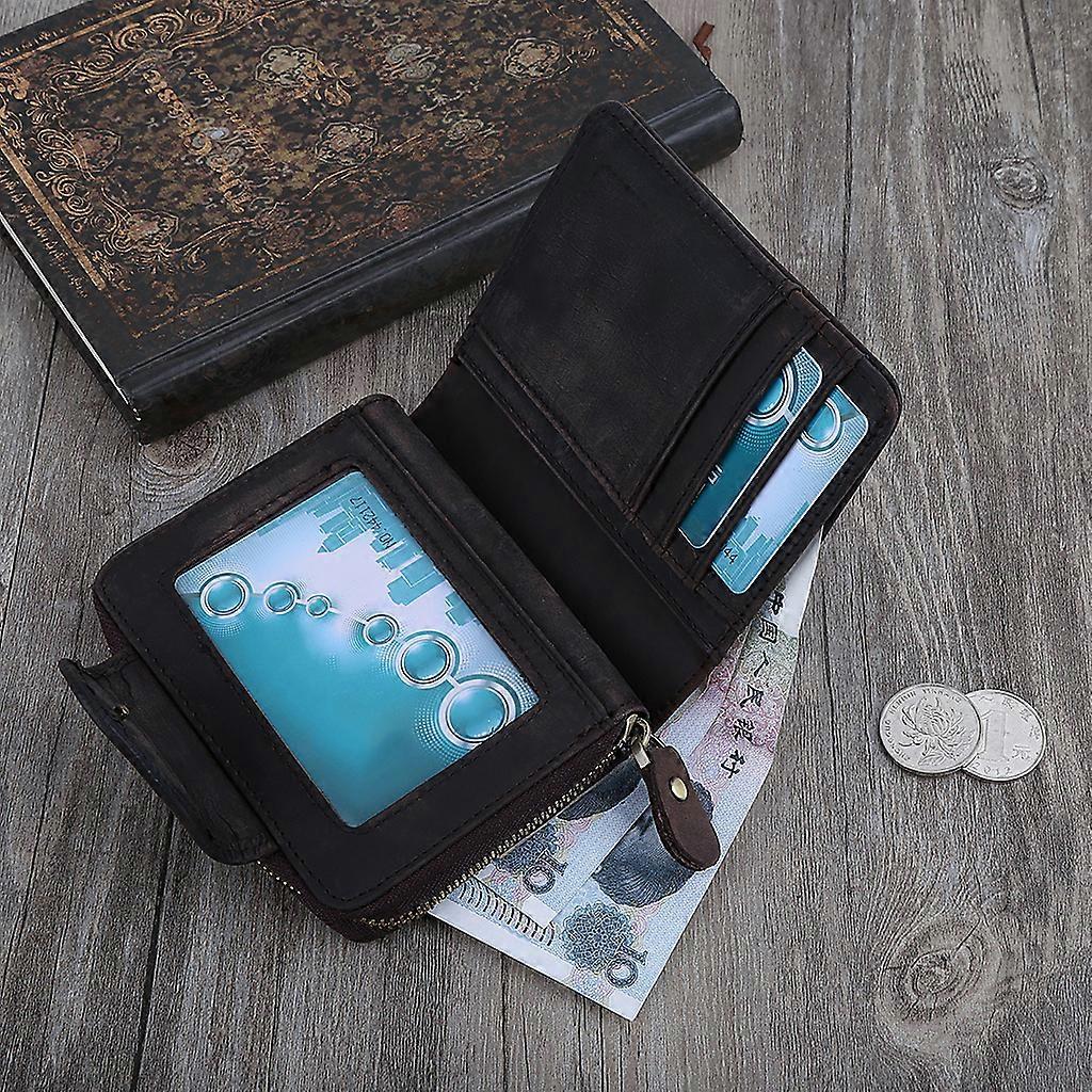 Men Leather Fashion Wallet Coin Purse Credit Card Holder Clutch Pocket Billfold
