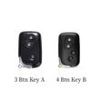 4 Buttons Carbon Abs Car Key Case Cover Fob For Lexus Gs430 Es350 Gs350 Lx570 Is350 Rx350 Is250 Key Shell