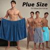Men's Bath Skirt Bath Towel Plus Size Bath Skirt Suitable Home Travel Steaming Beach