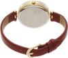 Fieldwork ST162p-3 Women's Cat Gut Analog Watch with Leather Strap, Red