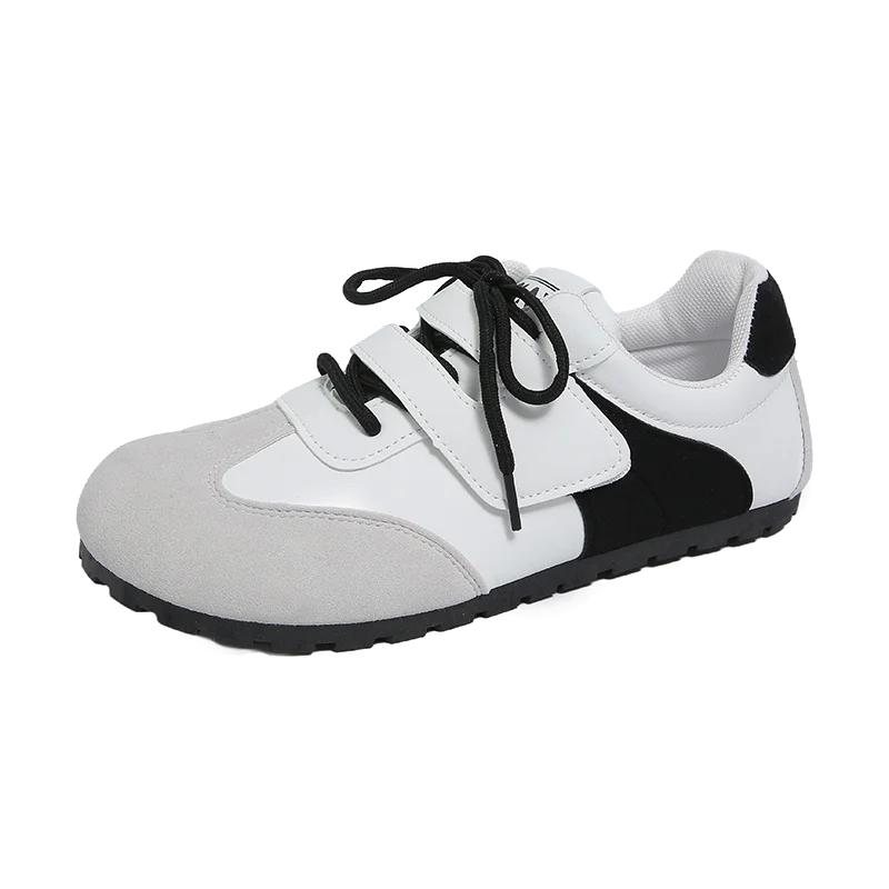 Fashion Autumn New Fashion Trend Women's Casual Shoes College Style Wide Toe Soft Comfortable Flat Shoes Outdoor Casual Sports Shoes