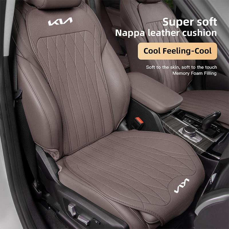 ANF3   Leather Car Seat Cushion Breathable Protector Pad Auto Interior For Kia Sportage Ceed Picanto Rio ProCeed Niro K7 K5 K8 Ray K9