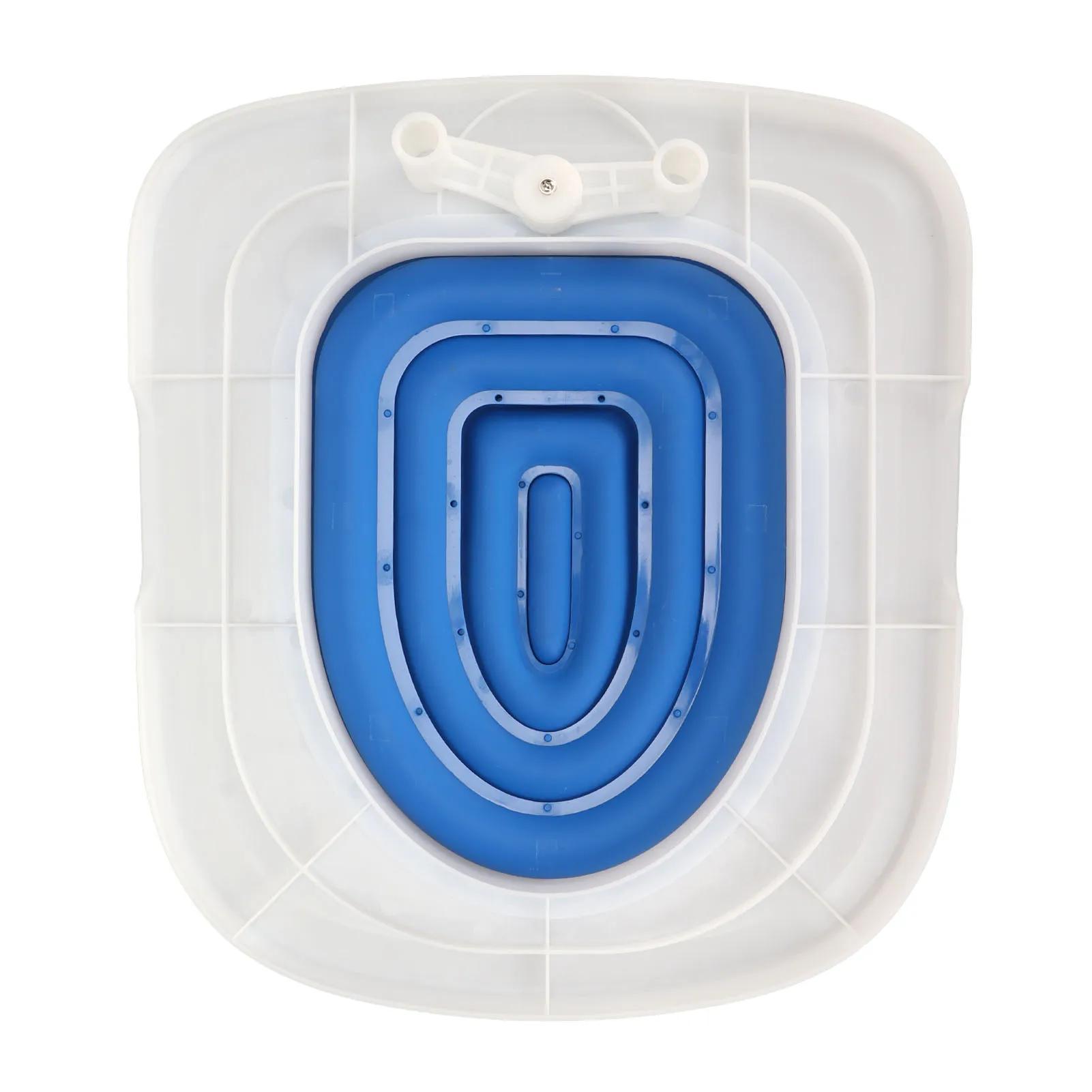 

Набор для приучения кошки к туалету Универсальный многоразовый экологически чистый тренажер для кошачьего туалета для уборки за питомцем синий