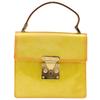 Spring Street Handbag M91029 Yellow Monogram Vernis Women Used