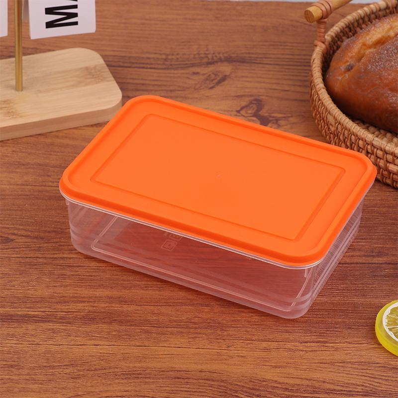 1/3 Stück Transparente Lebensmittel-Frucht-Aufbewahrungsbox mit Deckeln Tragbarer Kühlschrank-Gefrierschrank-Organizer Portioniert Fleisch Zwiebel Ingwer Knusperbox