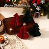 Origami Weihnachtsbaum Glocke Anhänger Papier Wabenstruktur Weihnachtsbaum Schreibtischornament Heimparty Szene Weihnachtsdekoration Requisiten