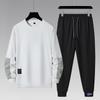 Casual Suit Men's Round Neck Sweatshirt Zipper Two-piece Set Men's Versatile Sportswear Set