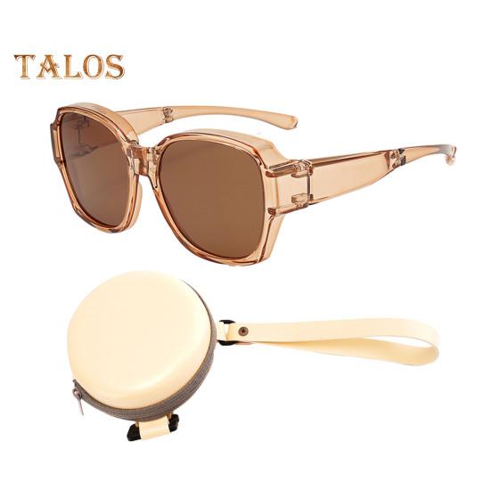 

1 пара поляризованных солнцезащитных очков с защитой UV400, линзами высокой четкости, складным дизайном, функциональными поляризованными очками B