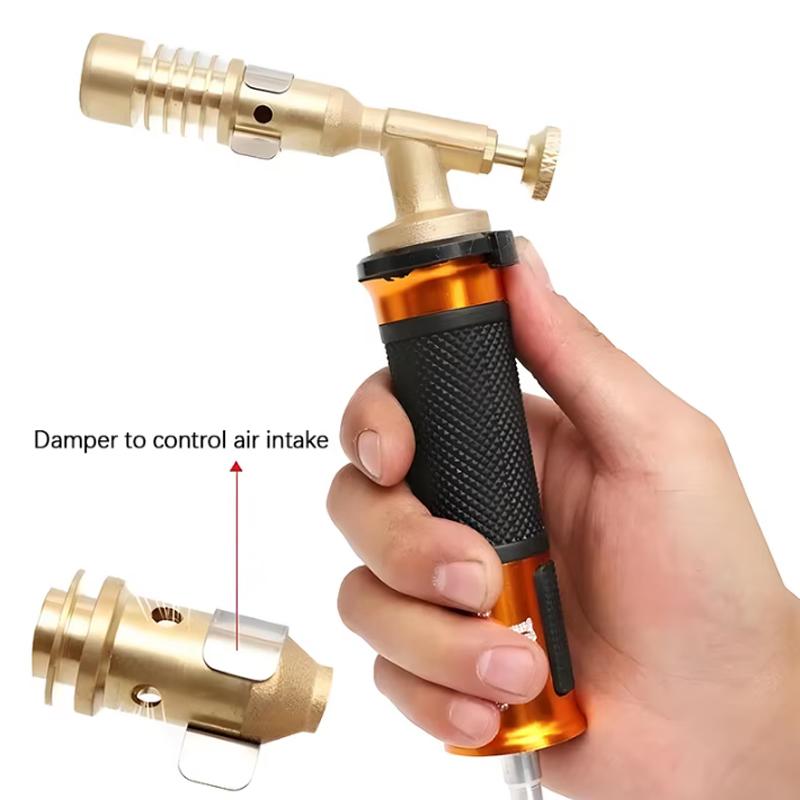 Liquid Propane Gas Welding Torch 2.5m Flame Welding Torch Copper Aluminum Welding Gun Precious Metal Smelting