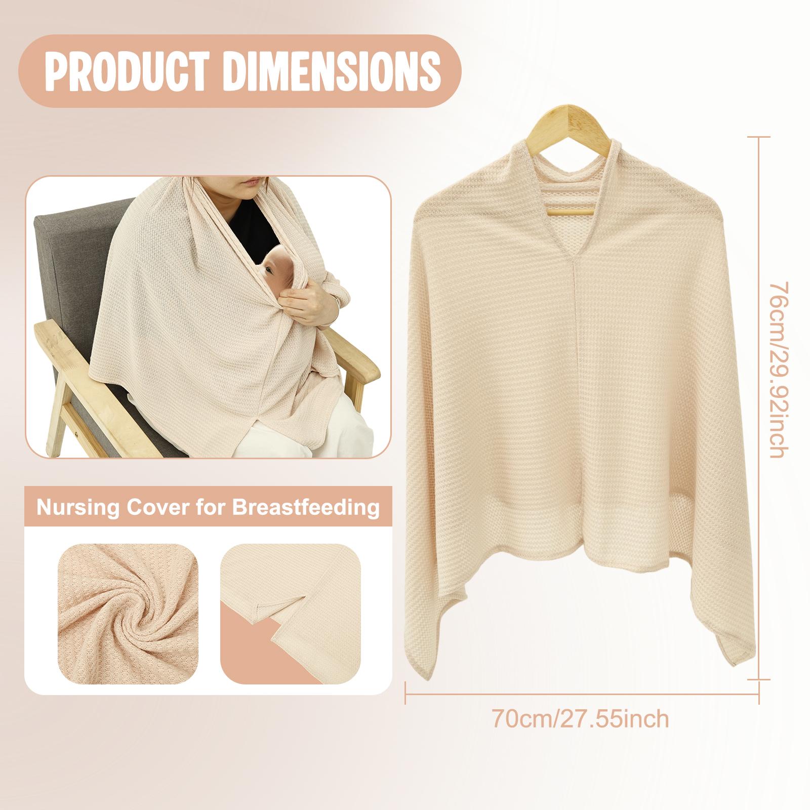 

Breastfeeding Cover Cotton Breathable Breastfeeding Shawl Lightweight Comfortable Nursing Cover Multi-role Baby Car Seat Cover белый