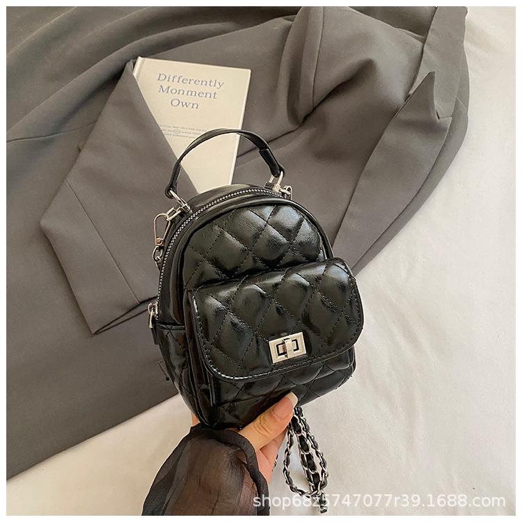 Xiaoxiangfeng backpack women's 2025 new trendy fashion backpack high value chain bucket bag travel bag