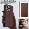 2 in 1 High Quality Retro Magnetic Flip Leather Case for iPhone 16 15 14 13 12 11 XR XS/Samsung S24 Ultra S23 FE A55 A54 Wallet Card Cover Phone Case