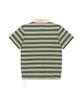 Sun Love Striped Caddy Polo Green